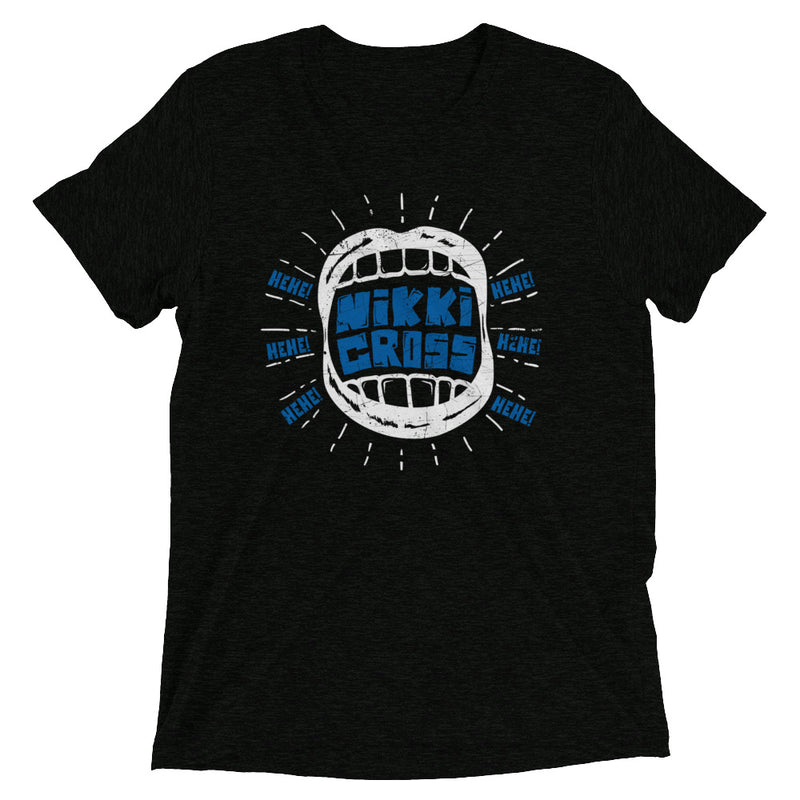 Nikki Cross "Hehe" Tri-Blend Unisex T-Shirt