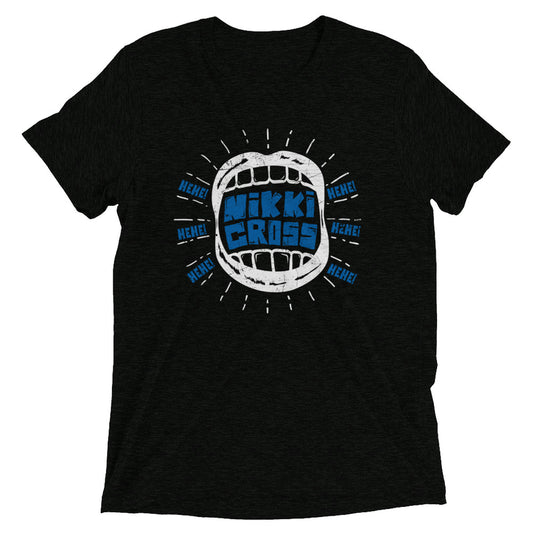 Nikki Cross "Hehe" Tri-Blend Unisex T-Shirt
