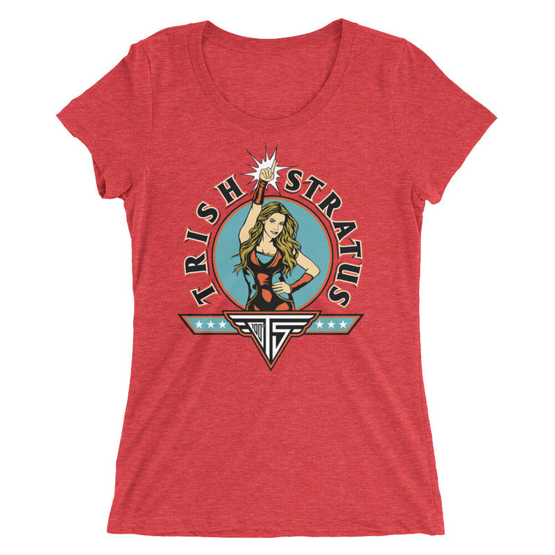 Trish Stratus "Stratusfaction" Women's Tri-Blend T-Shirt T-Shirt PW Catalog