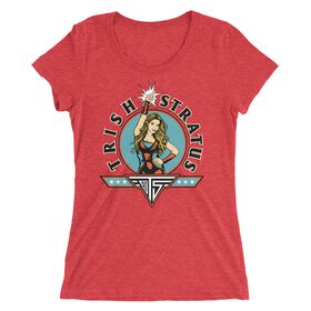 Trish Stratus "Stratusfaction" Women's Tri-Blend T-Shirt T-Shirt PW Catalog
