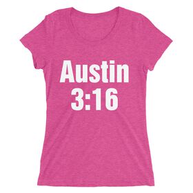 Stone Cold Steve Austin "3:16" Women's Tri-Blend T-Shirt T-Shirt PW Catalog