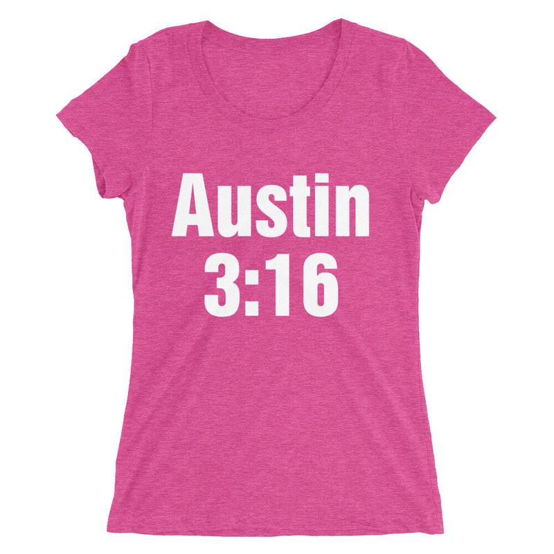 Stone Cold Steve Austin "3:16" Women's Tri-Blend T-Shirt T-Shirt PW Catalog