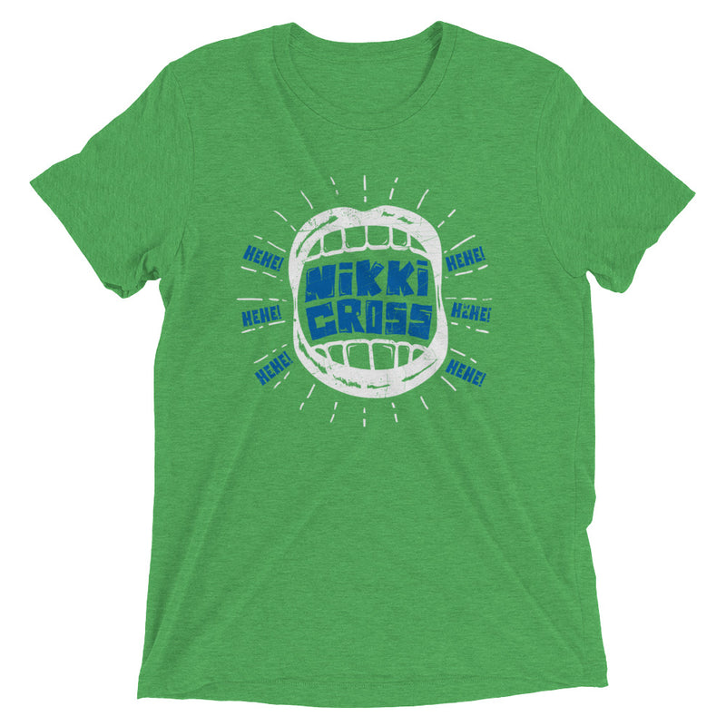 Nikki Cross "Hehe" Tri-Blend Unisex T-Shirt T-Shirt PW Catalog