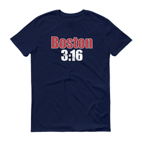 Stone Cold Steve Austin "Boston 3:16 (Blue)" T-Shirt