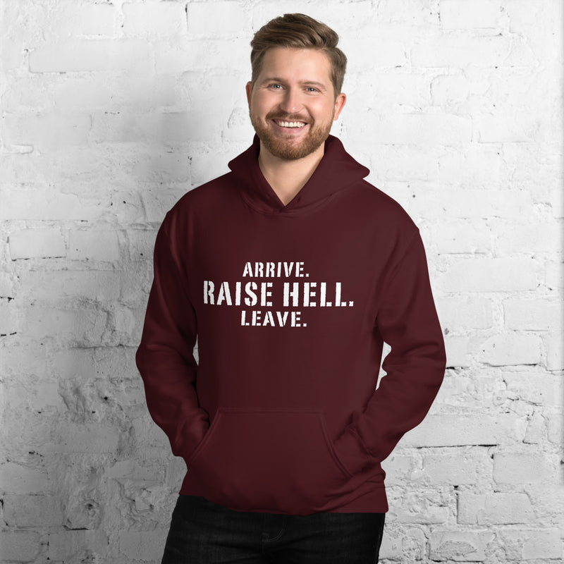 Stone Cold Steve Austin "Arrive. Raise Hell. Leave" Pullover Hoodie Sweatshirt