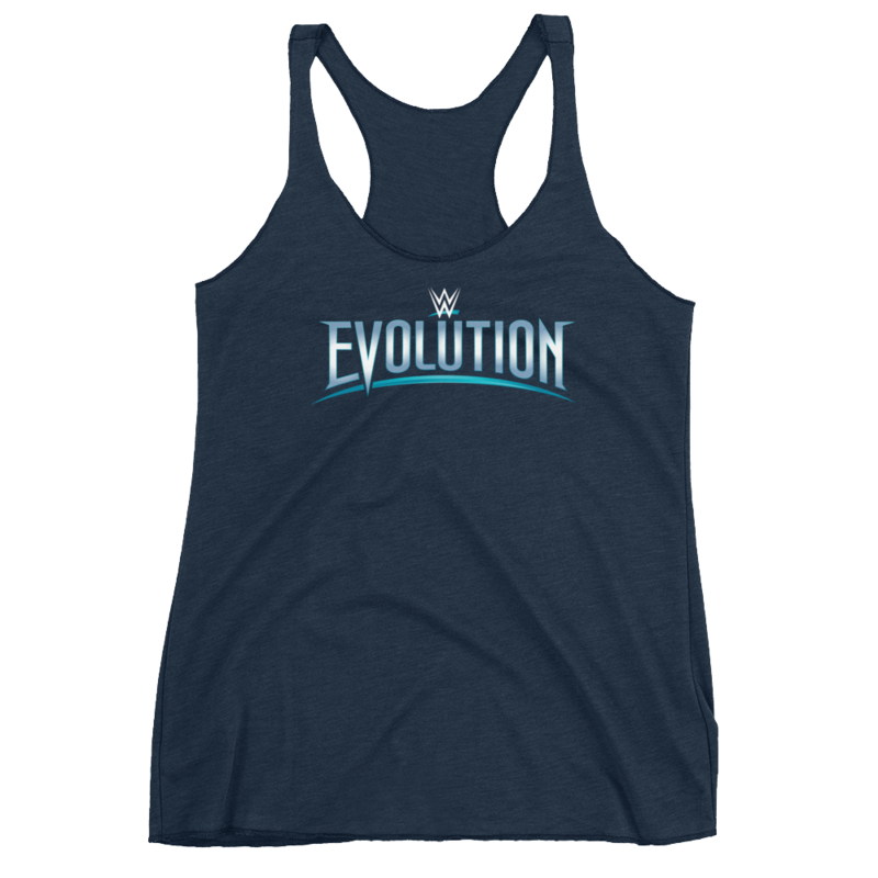 WWE Evolution Logo Women's Racerback Tank Top