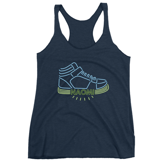 Naomi "Pump It Up" Women's Racerback Tank Top Tank Top PW Catalog