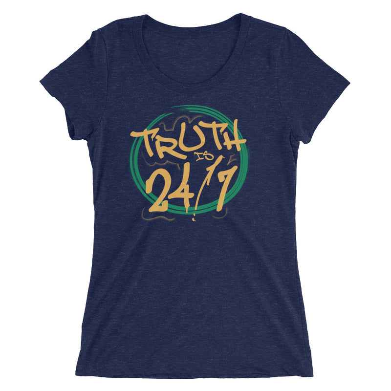 R-Truth "Truth is 24/7 Graffiti" Women's Tri-Blend T-Shirt