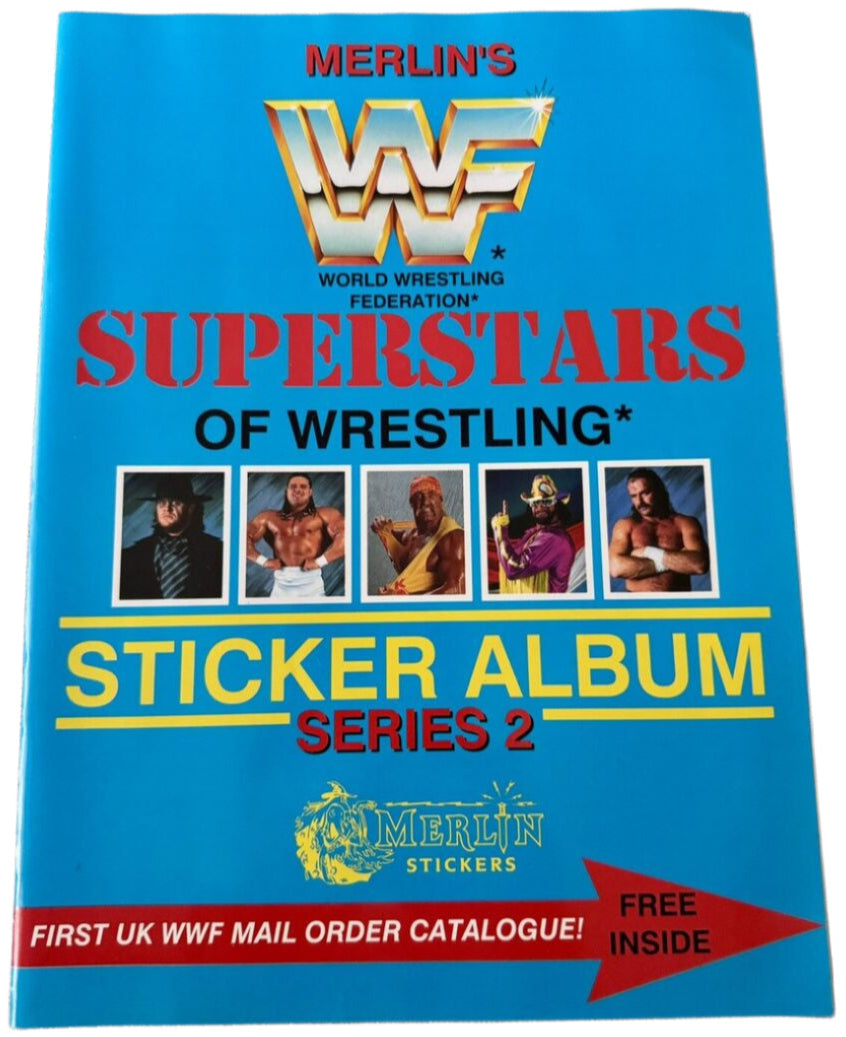 WWF Superstars Stickers Album Series 2 1991 Stickers Album PW Catalog