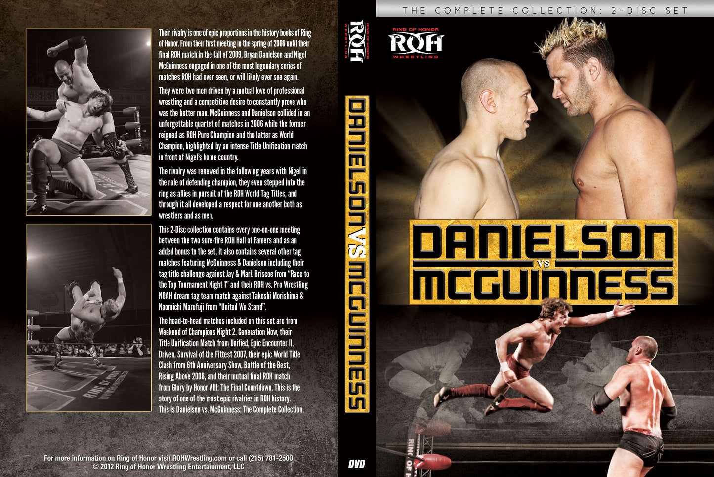 Bryan Danielson Vs. Nigel McGuinness: The Complete Collection (2 Disc Set)