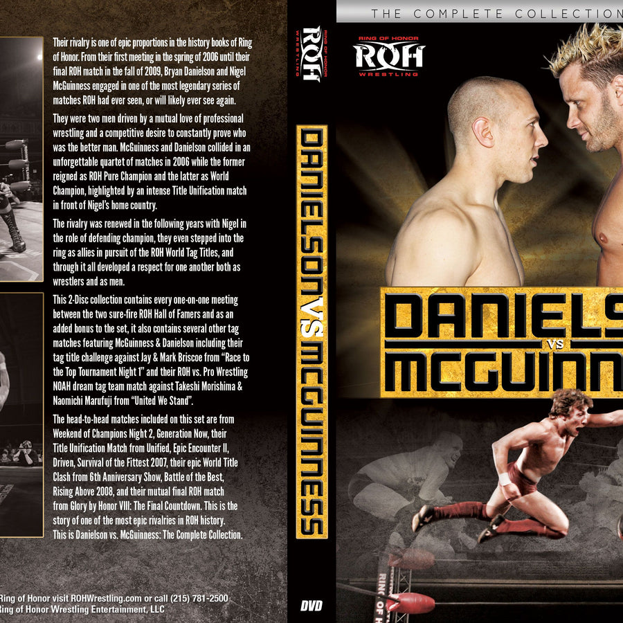 Bryan Danielson Vs. Nigel McGuinness: The Complete Collection (2 Disc Set)