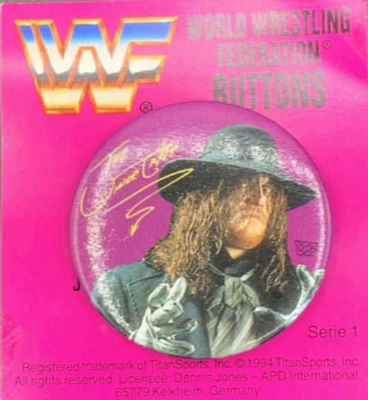 Undertaker WWF Button from Germany