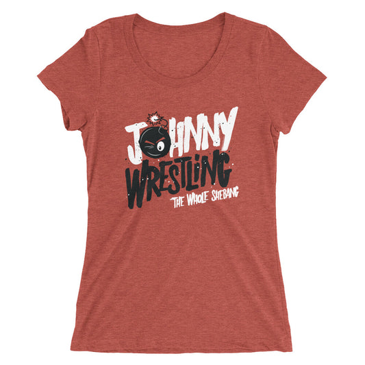 Johnny Gargano "Johnny Wrestling" Women's Tri-Blend T-Shirt T-Shirt PW Catalog