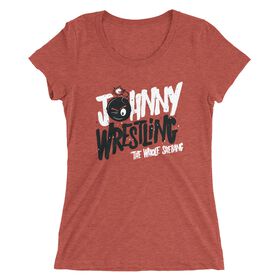 Johnny Gargano "Johnny Wrestling" Women's Tri-Blend T-Shirt T-Shirt PW Catalog