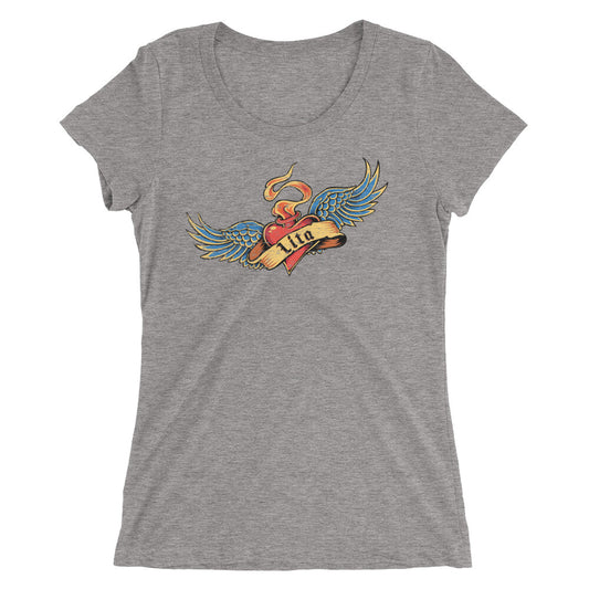 Lita "Winged Heart" Women's Tri-Blend T-Shirt T-Shirt PW Catalog