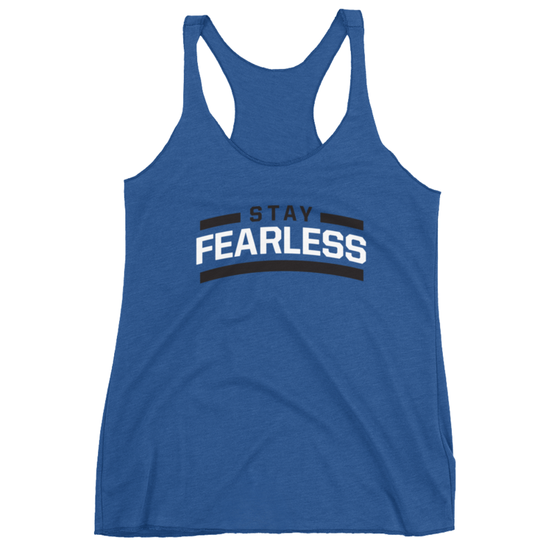 Nikki Bella "Stay Fearless" Women's Racerback Tank Top