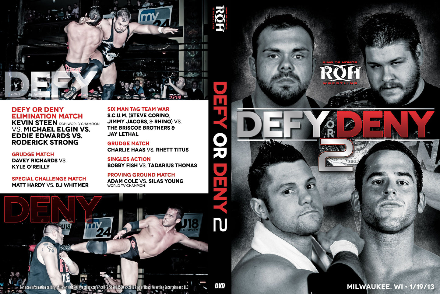 Defy or Deny II- Milwaukee, WI 1/19/13 (DVD)