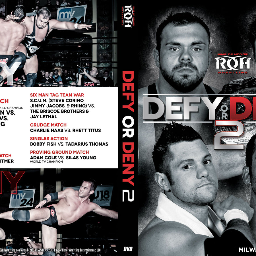 Defy or Deny II- Milwaukee, WI 1/19/13 (DVD)