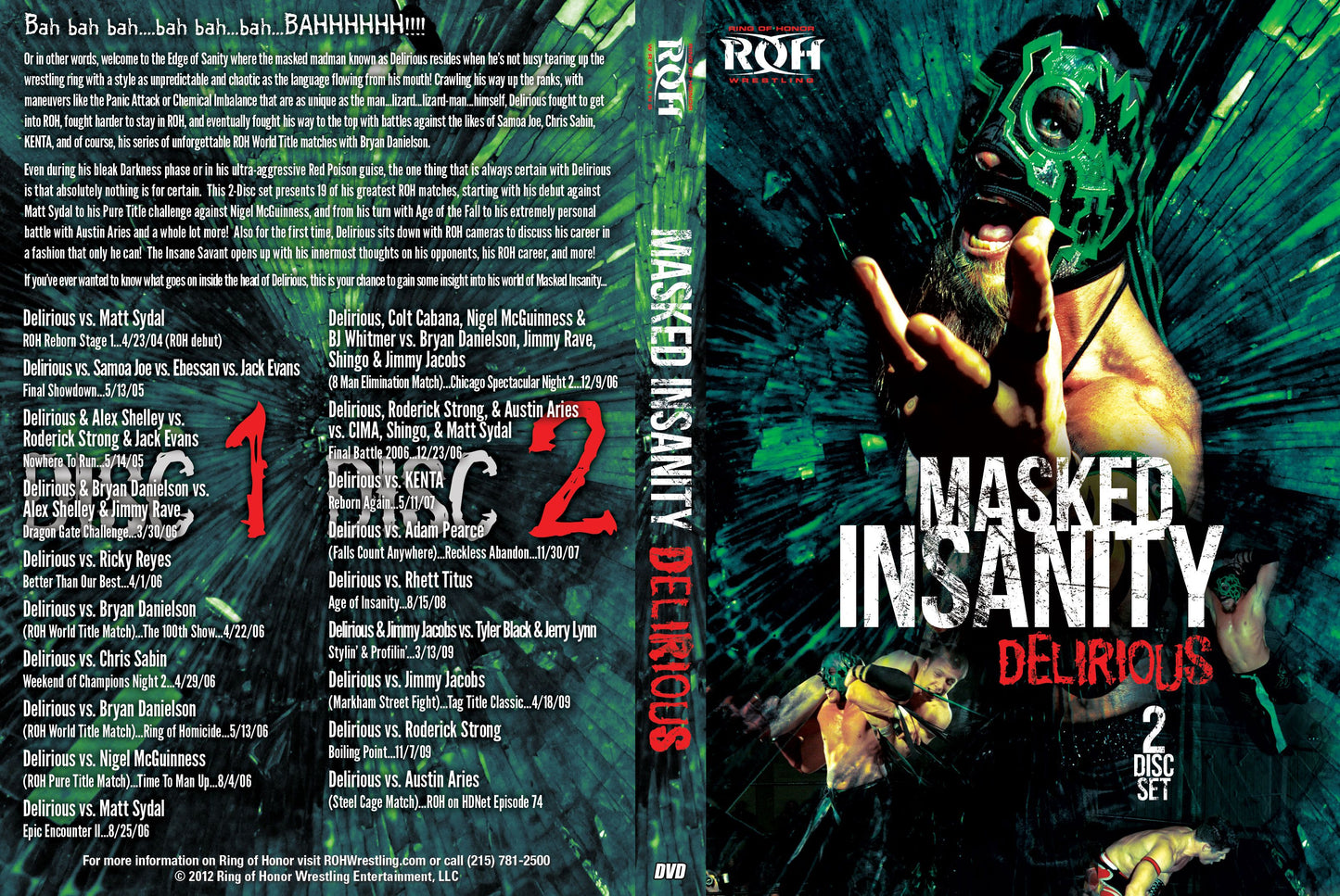 Delirious: Masked Insanity (2 Disc Set)