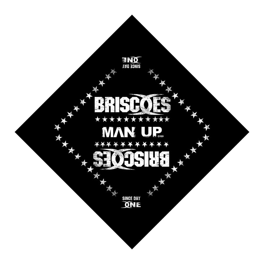 BRISCOES "MAN UP" BANDANA