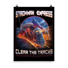 Braun Strowman "Clear the Tracks" 18x24 Giclée Poster Wall art PW Catalog