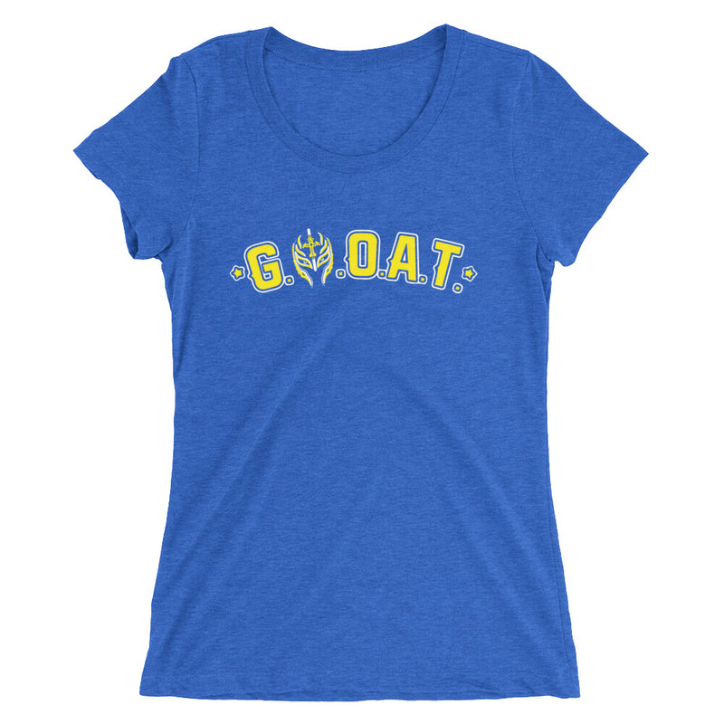 Rey Mysterio "G.M.O.A.T." Women's Tri-Blend T-Shirt T-Shirt PW Catalog