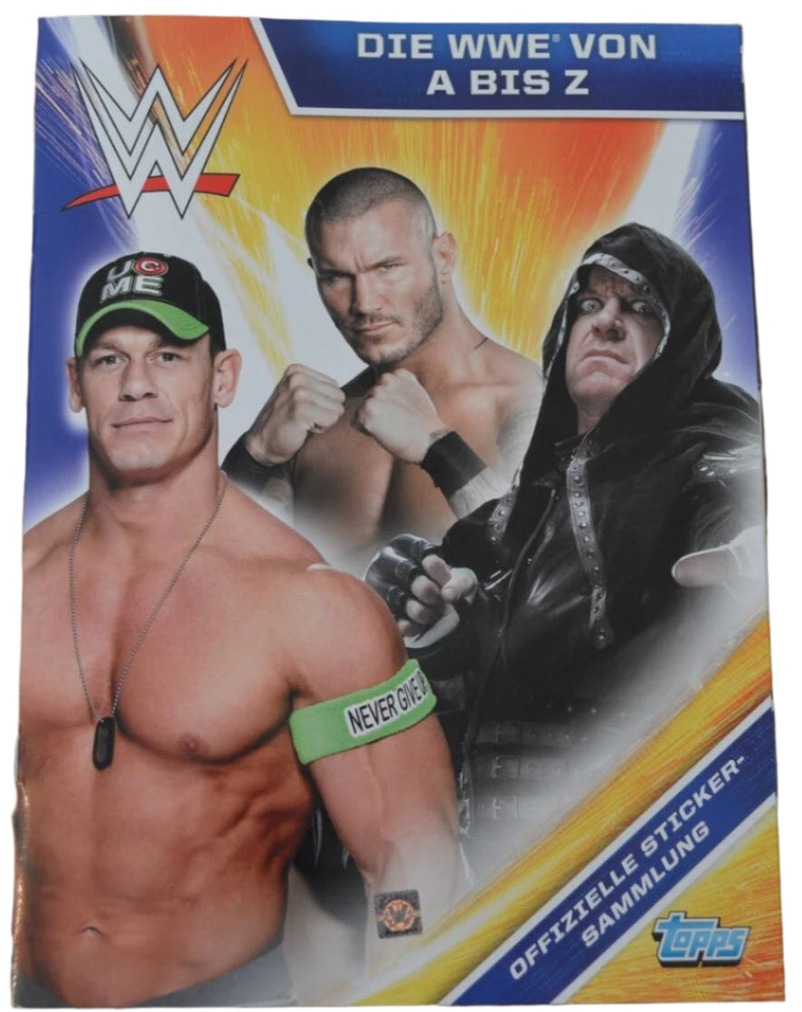 WWE Die WWE Von A bis Z Stickers Album 2015 from Germany Stickers Album PW Catalog