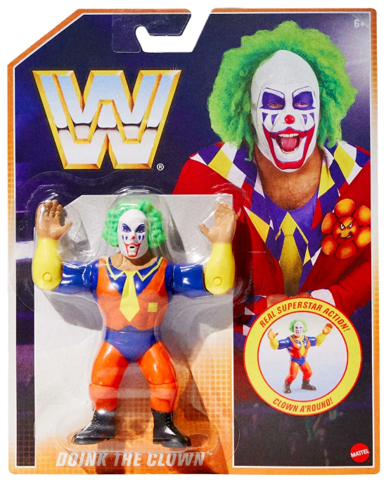 WWE Mattel Retro Wave 3 Doink Action & Toy Figures PWcatalog