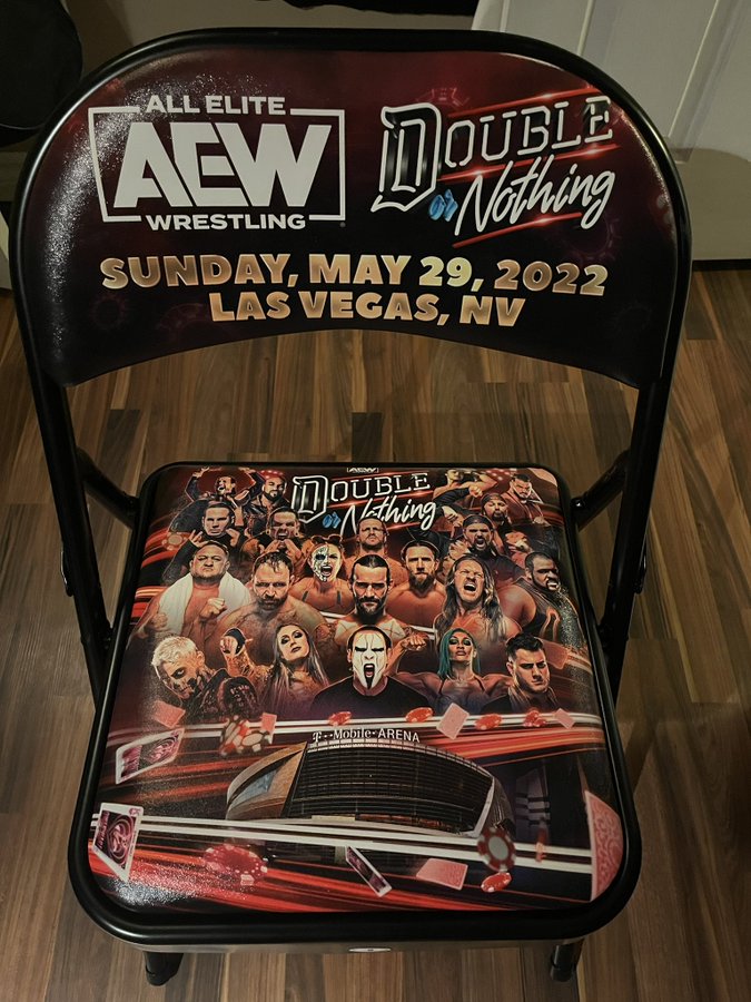 AEW Double or Nothing 2022 PPV Event Chair