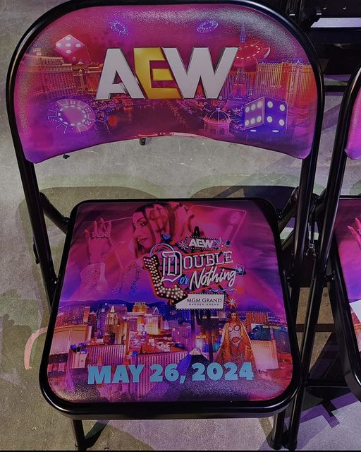 AEW Double or Nothing 2024 PPV Event Chair