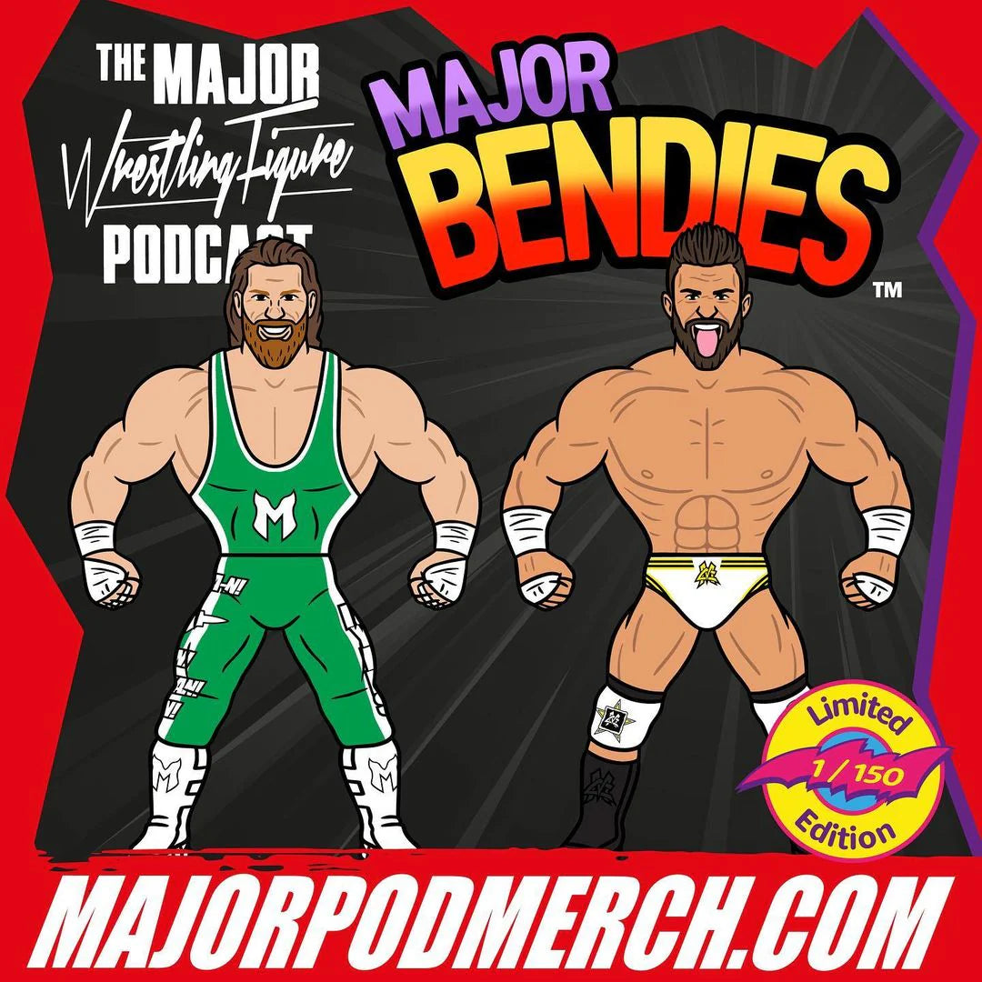 Major Wrestling Figure Podcast Major Bendies "Major Moment" Brian Myers Action & Toy Figures PWcatalog