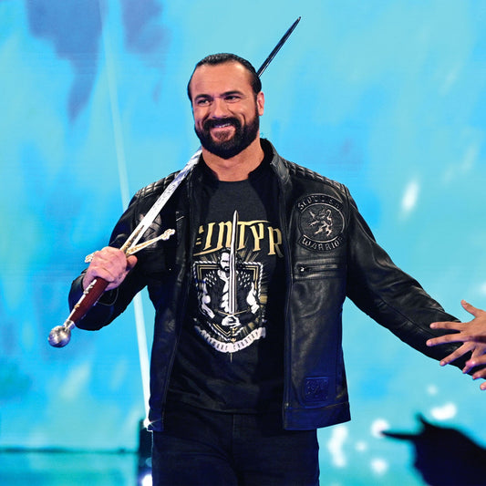 [Color:Dark Grey Heather] Drew McIntyre "Claymore Country" T-Shirt - main