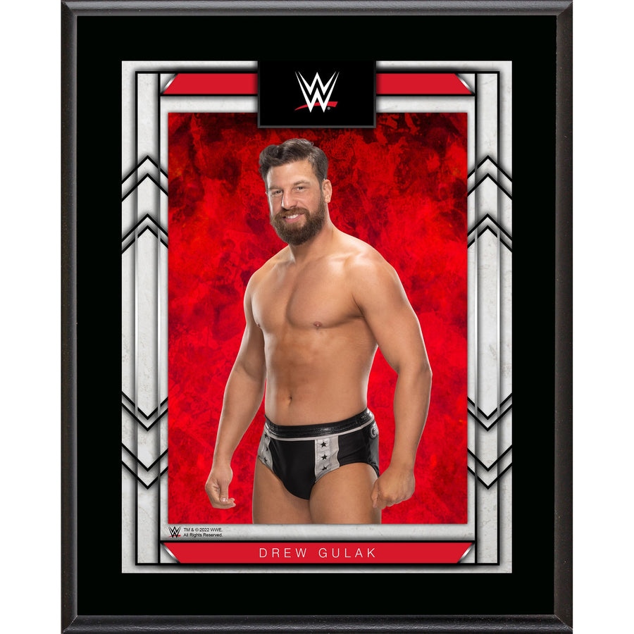 Drew Gulak 10.5" x 13" Sublimated Plaque