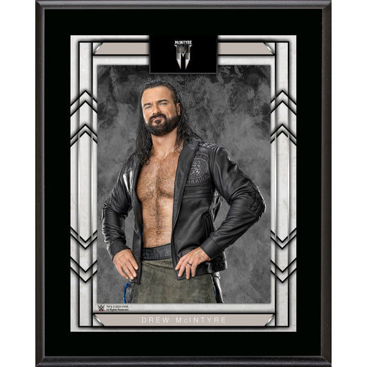 Drew McIntyre 10.5" x 13" Sublimated Plaque