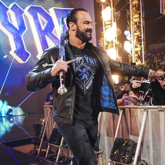 [Color:Black] Drew McIntyre "Scottish Warrior" T-Shirt - main