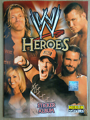 WWE Heroes Stickers Album 2008 Stickers Album PW Catalog