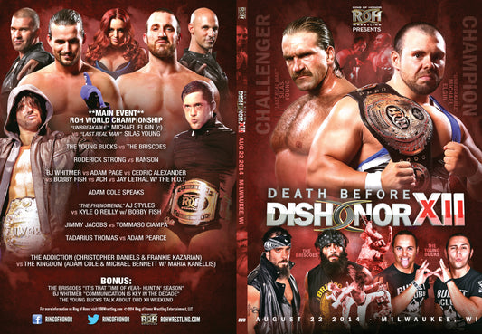 08/22/14 - Death Before Dishonor XII Weekend - Milwaukee, WI (DVD)
