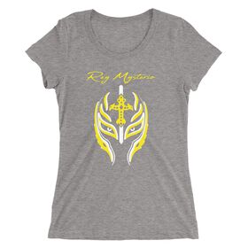Rey Mysterio "Greatest Mask of All Time" Women's Tri-Blend T-Shirt T-Shirt PW Catalog
