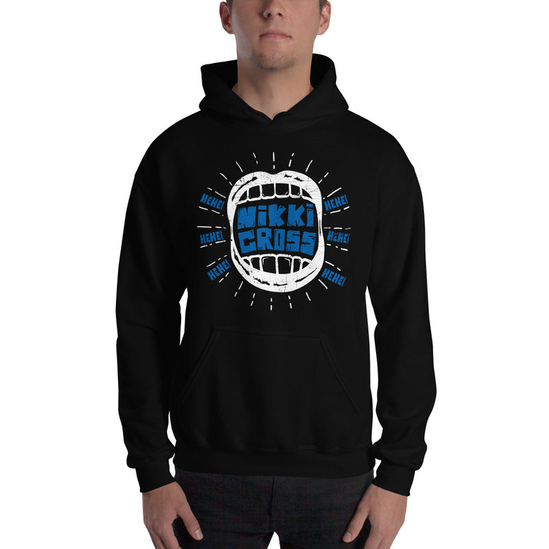 Nikki Cross "Hehe" Pullover Hoodie Sweatshirt