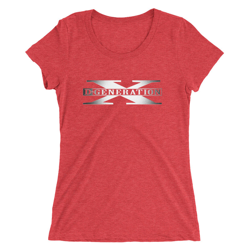 D-Generation X Classic Logo Women's Tri-Blend T-Shirt T-Shirt PW Catalog