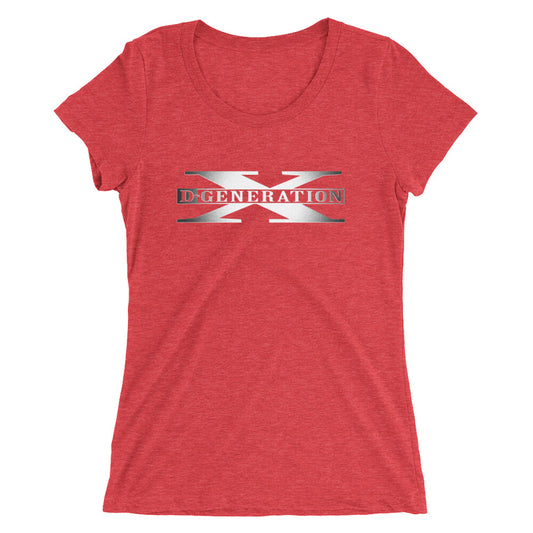 D-Generation X Classic Logo Women's Tri-Blend T-Shirt T-Shirt PW Catalog