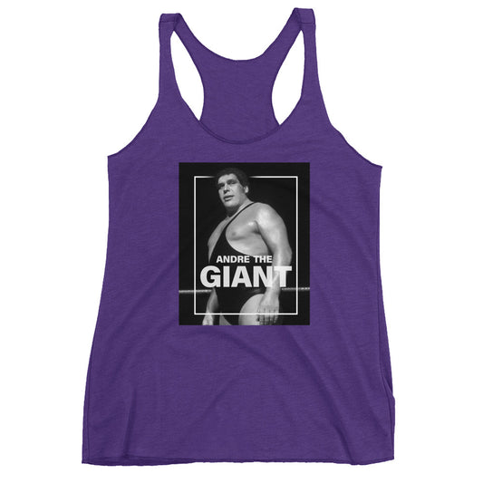 Andre the Giant "Photo" Women's Racerback Tank Top Tank Top PW Catalog