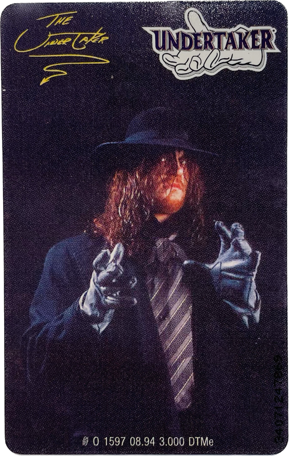 Undertaker German Phone Card Pwcatalog