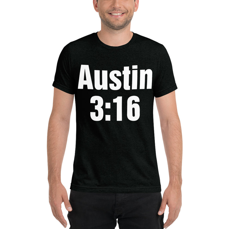 Stone Cold Steve Austin "3:16" Men's Tri-Blend T-Shirt
