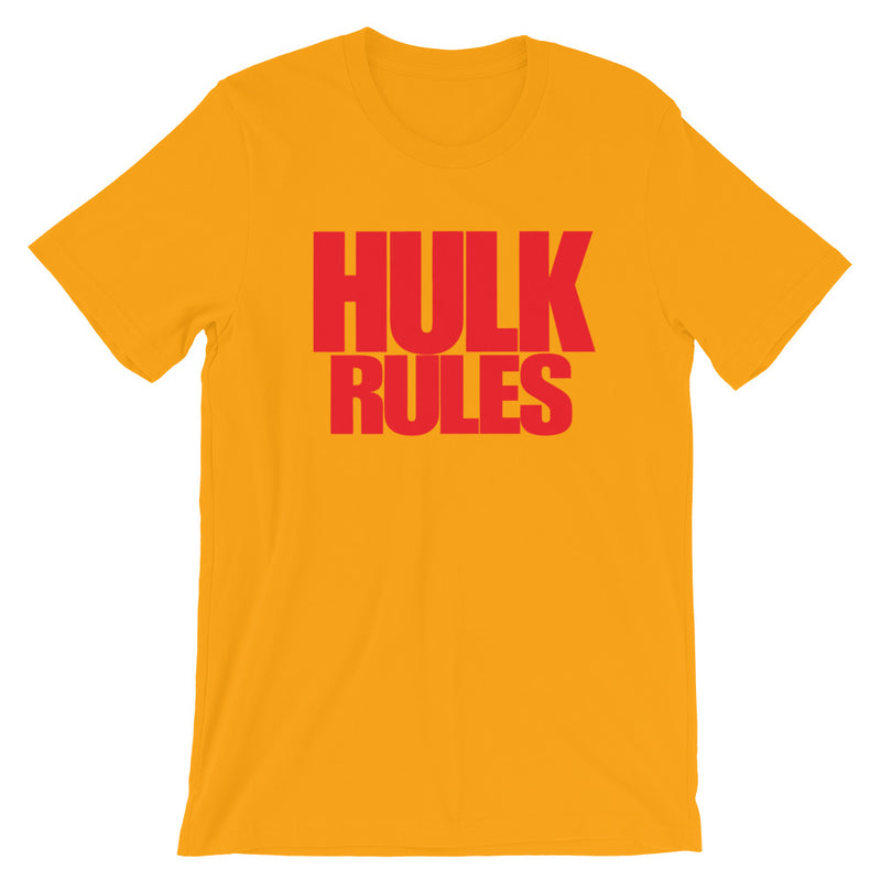 Hulk Hogan "Hulk Rules" Retro T-Shirt
