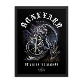 Undertaker "Boneyard Burial" 18" x 24" Framed Giclée Poster Wall art PW Catalog