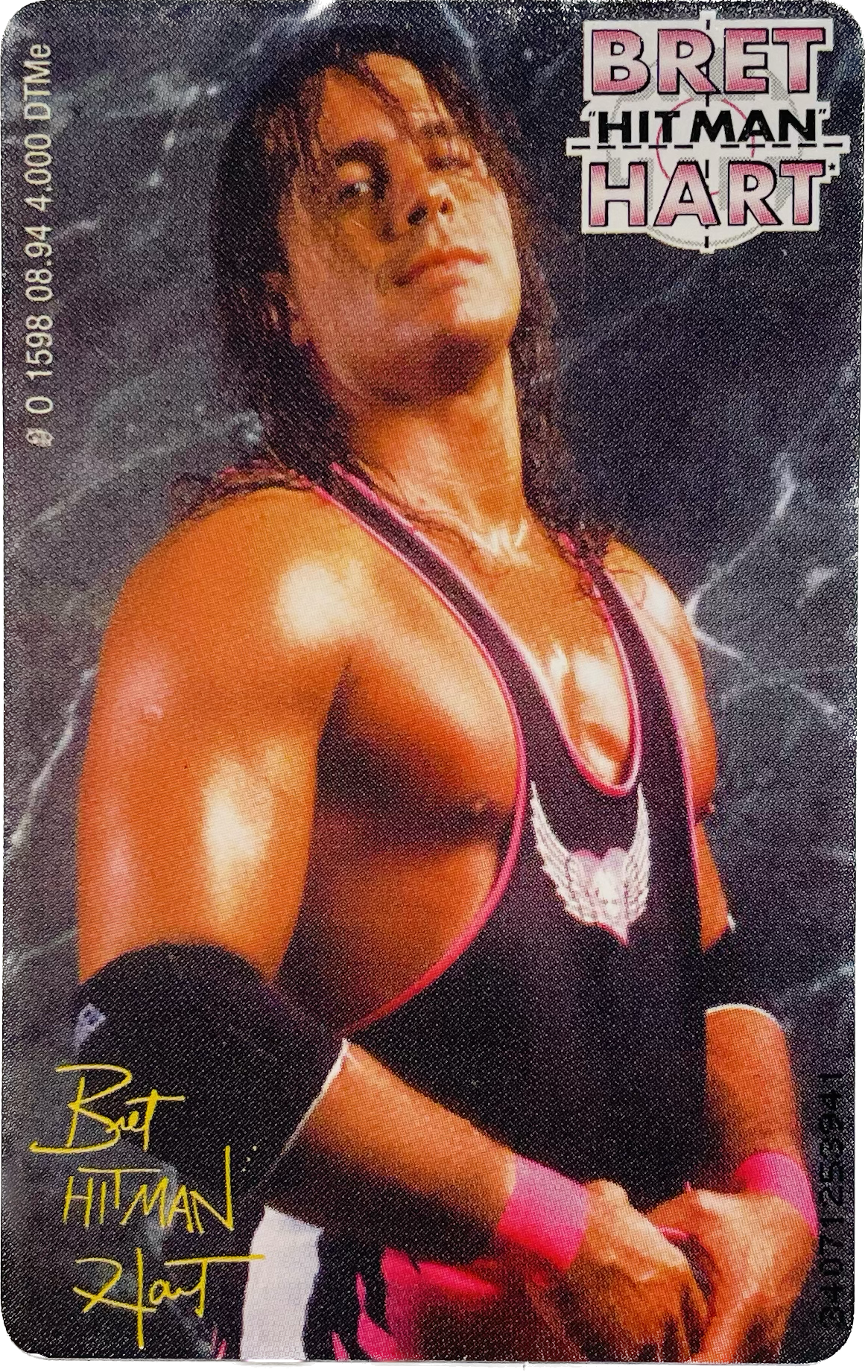 Bret Hart German Phone Card