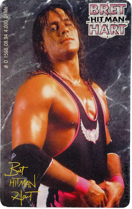 Bret Hart German Phone Card