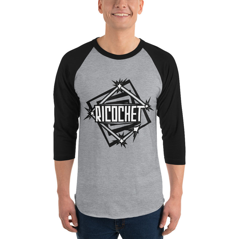 Ricochet "Ricochet" 3/4 Sleeve Raglan Shirt