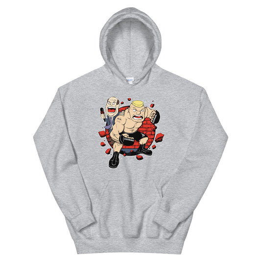 Brock Lesnar & Paul Heyman "The Beast & The Advocate" Pullover Hoodie Sweatshirt Sweatshirt PW Catalog